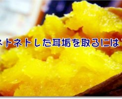 ネトネトした湿性耳垢