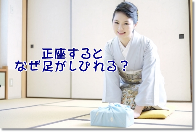 なぜ正座をすると足がしびれる？