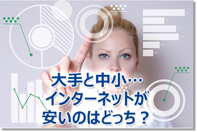 意外に重要？大手と中小のインターネット業者の比較