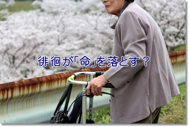 徘徊が「命」を落とす？