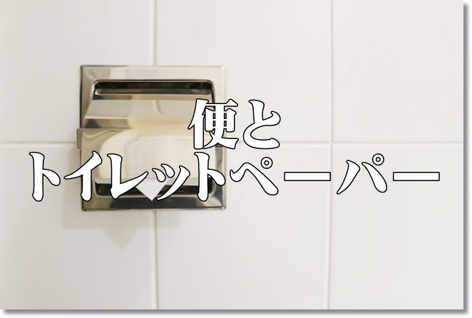 便はトイレットペーパーを何枚通すのか！？